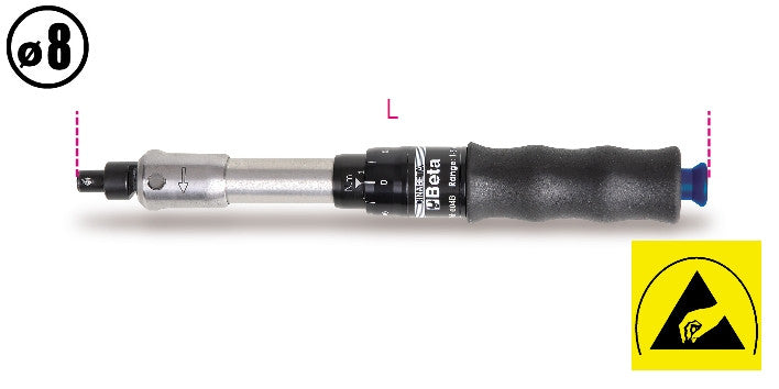 Chiave barra dinamometrica 604B Beta