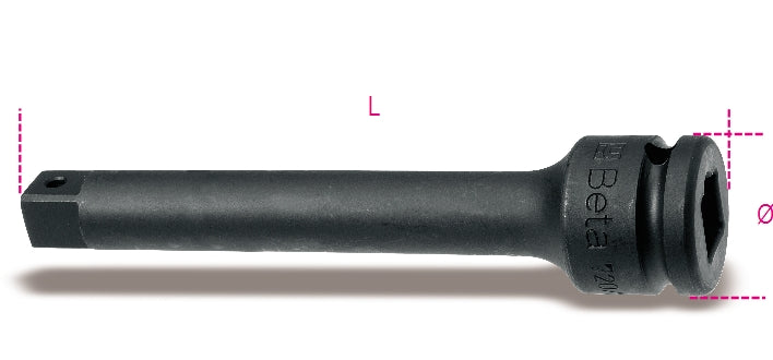 Prolunga Beta 728/22L 3/4" 330mm