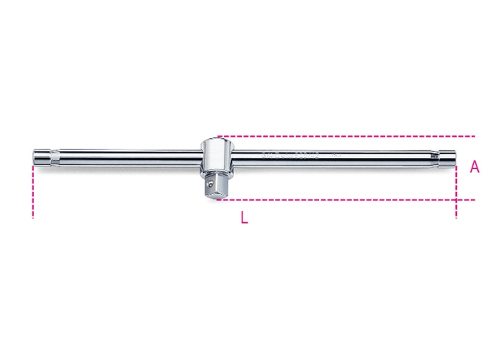Quadro maschio 3/4" con spina scorrevole Beta 928/42