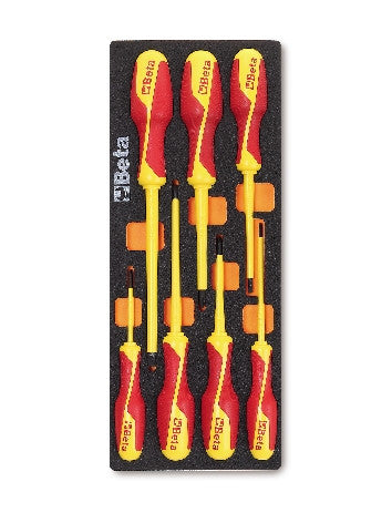 Termoformato SENZA Set Giraviti Isolati Taglio/Croce Beta MV226 VUOTO