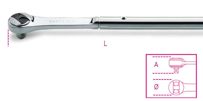 Cricchetto reversibile 1" Beta 929/55