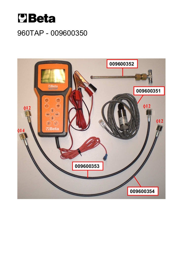 Tester Digitale alta pressione Common Rail Beta 960TAP