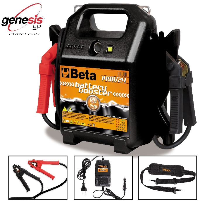 Avviatore per auto e veicoli commerciali 12-24 volt portatile Beta 1498/24