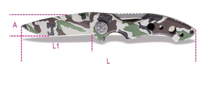 Coltello serramanico Beta Utensili 1778CM