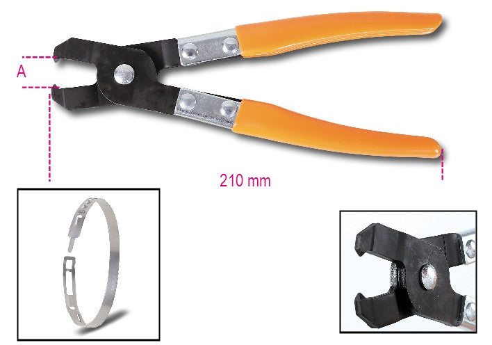 Pinza per collari OETIKER® pinzabili a basso profilo Beta 1473P