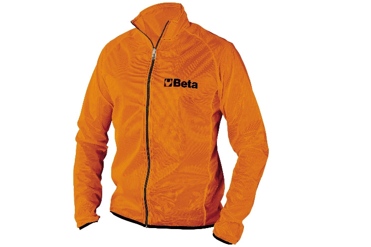 Giubbino antivento in tessuto accoppiato traspirante, zip lunga Beta 9542AL