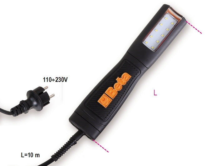 Lampada portatile a LED 100-240 Vac 320 Lumen Beta 1842LED/BM