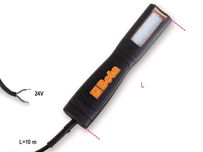 Lampada portatile a LED 12-24 Vac 320 Lumen Beta 1842LED/ABM