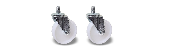 Set 2 ruote girevoli ricambio Gru idraulica Beta 3025