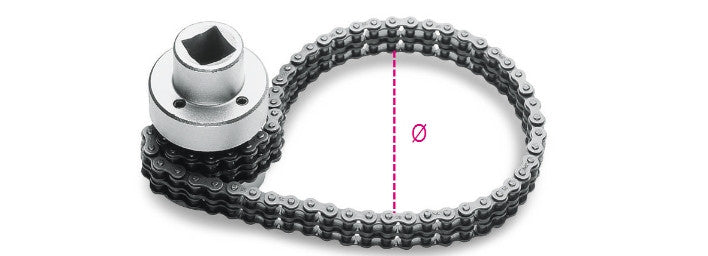 chiave catena doppia sottile filtri olio Beta 1488/1 1/2"