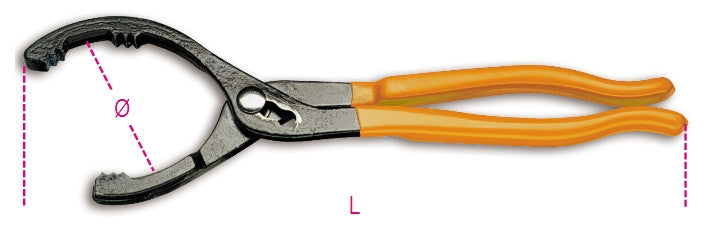 Pinza regolabile per filtri olio Beta 1491C
