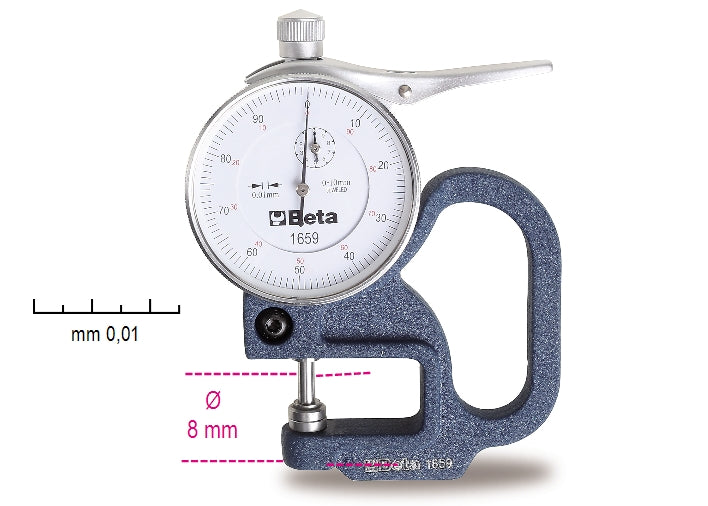 Misuratore di spessore con comparatore Beta 1659