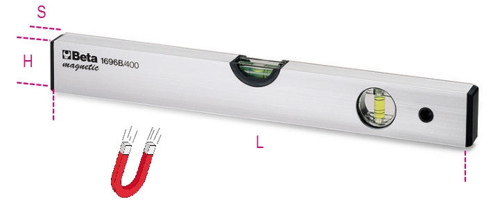 Livelle magnetiche Beta 1696B da 200 a 600mm