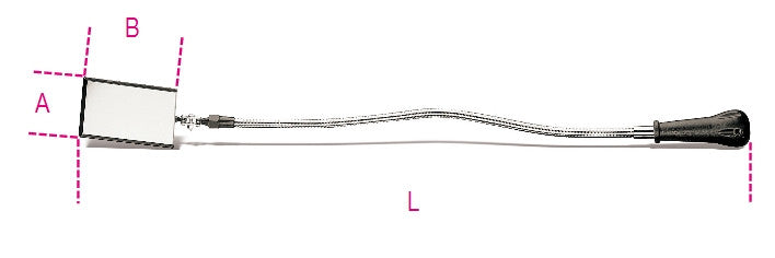 Specchietto telescopico snodato Beta 1715FL/A