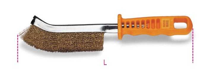 Spazzola curva fili di acciaio Beta 1737NX