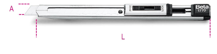 Coltello cutter Beta 1770 extra piatto