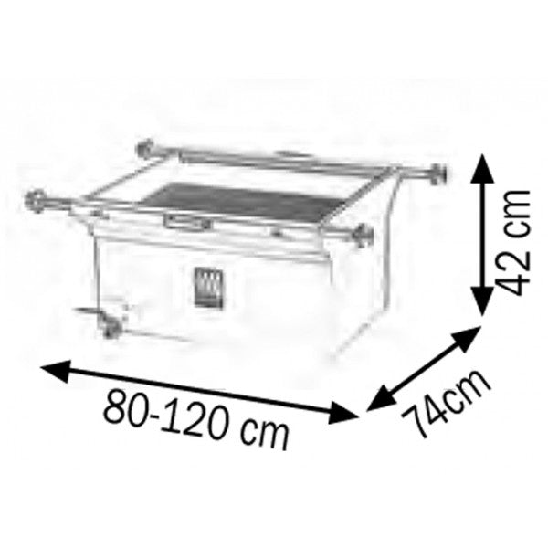 Recuperatore olio esausto da fossa 120 l Meclube