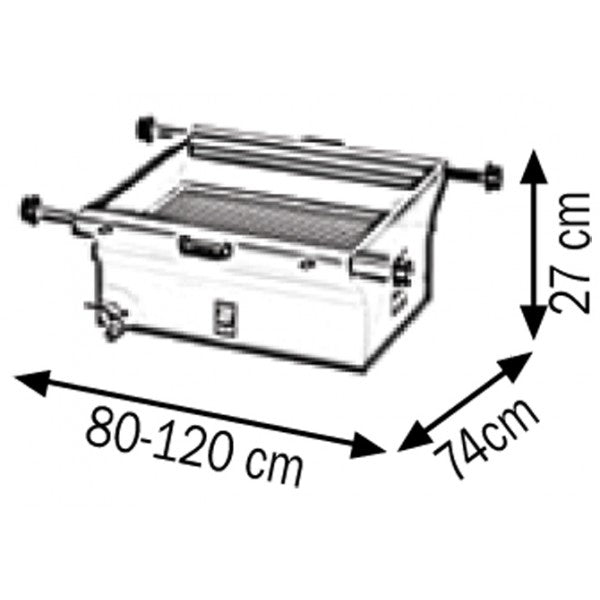 Recuperatore olio esausto da fossa 90 l Meclube