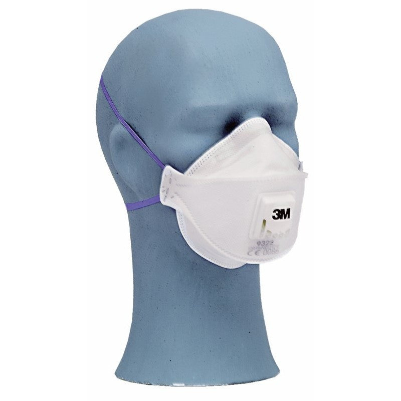3M™ Aura™ Respiratore monouso 9322+ FFP2 NR D, con valvola conf. 120pz.