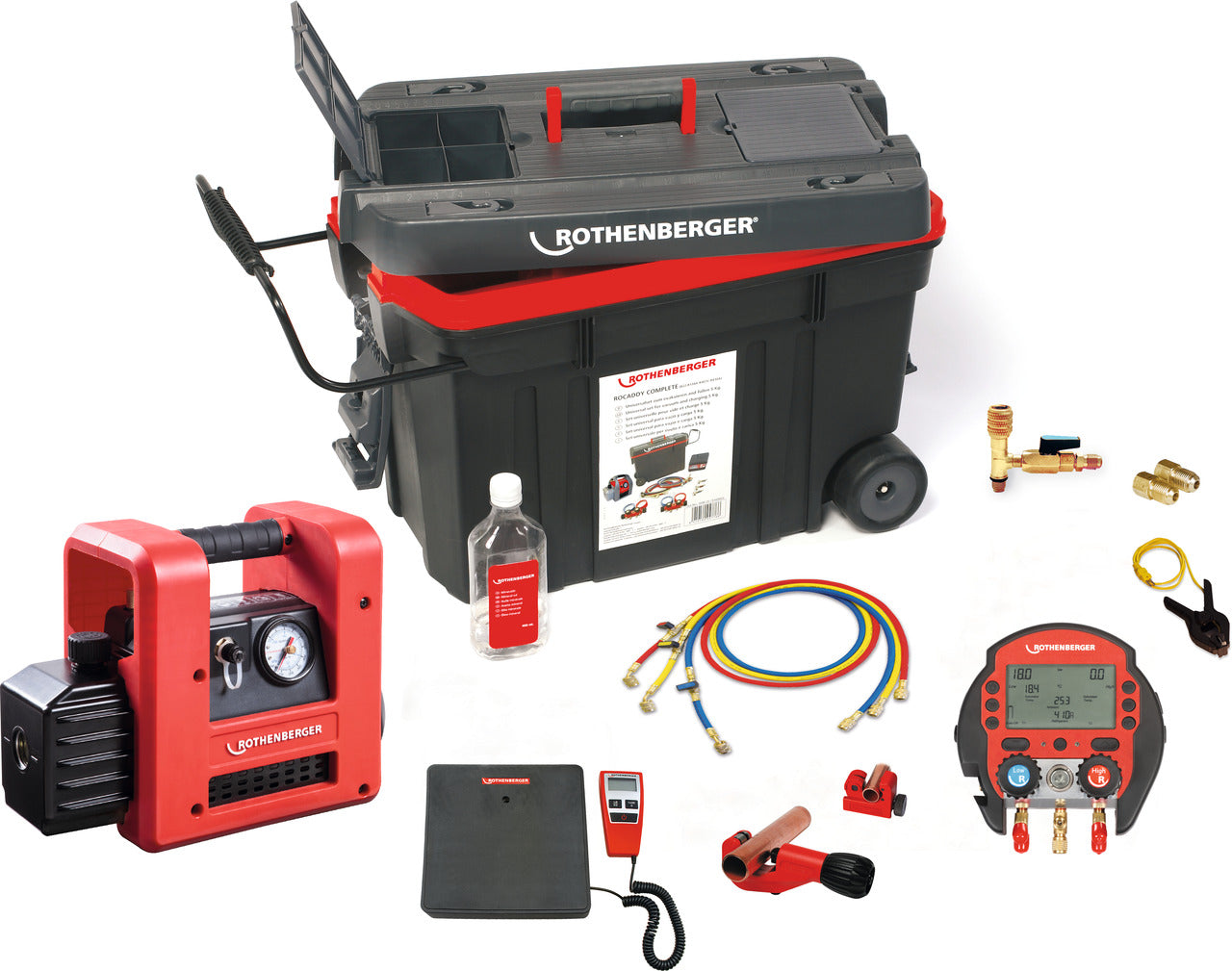 ROCADDY 121 R32 Digital - Stazione universale per vuoto e carica ROTHENBERGER