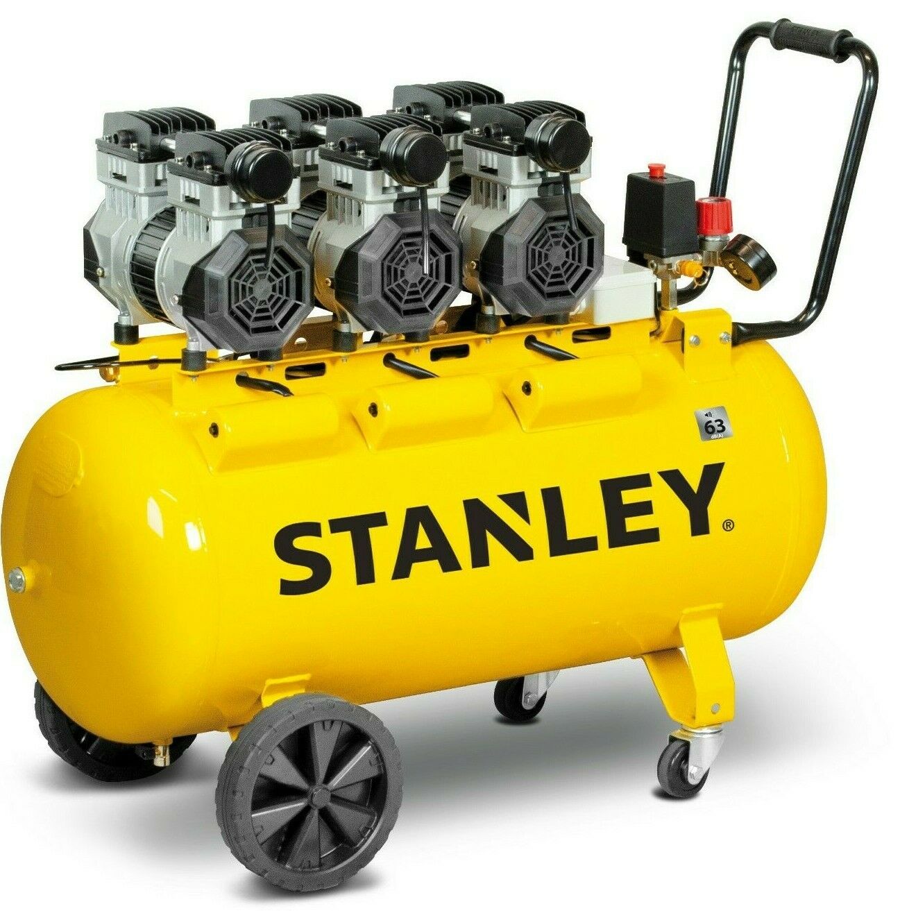 Compressore silenziato Stanley DST 370/8/100-3 100 lt 3hp