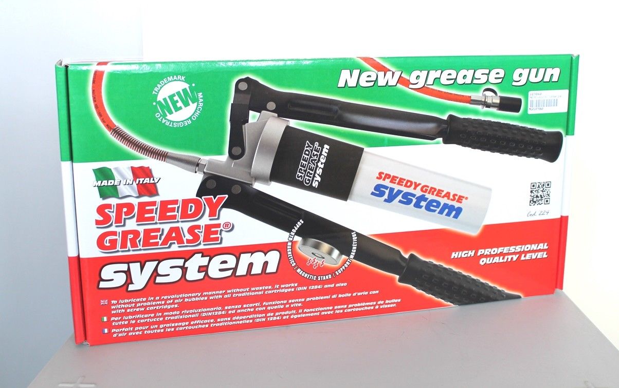 Pompa ingrassaggio Speedy Grease Grasso + 20 cartucce grasso