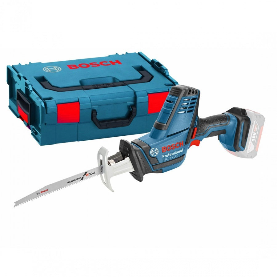 Sega universale a batteria Bosch GSA 18 V-LI C senza batterie e caricabatterie