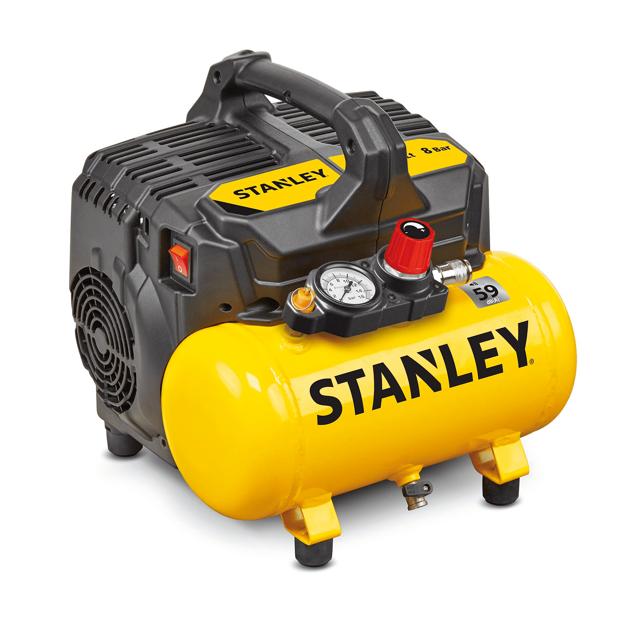 Compressore silenziato DST 100/8/6 non lubrificato 6 litri