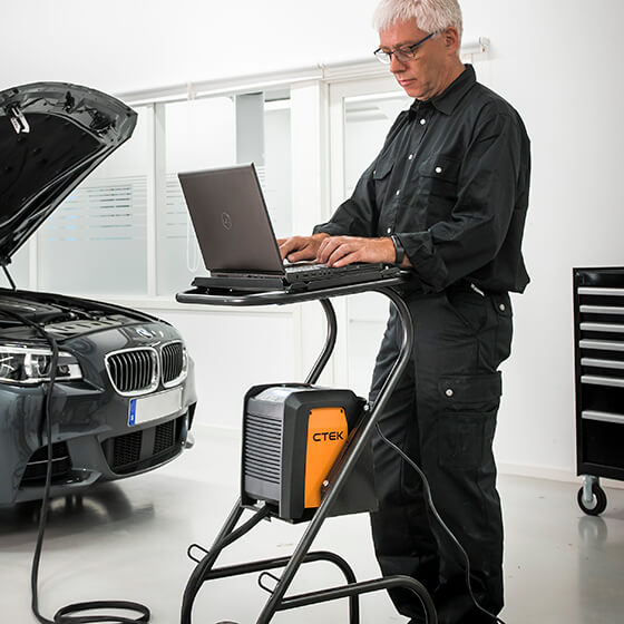 Carrello per caricabatterie/computer (56-604) TROLLEYPRO Ctek