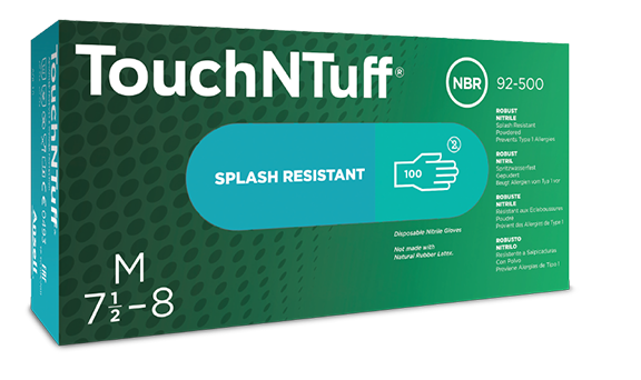 Guanti Ansell TouchNTuff® 92-500 categoria III conf.100pz.