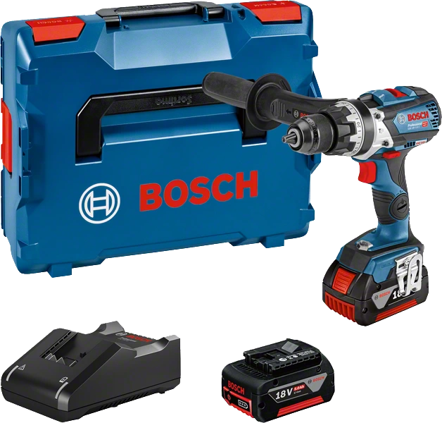 Trapano battente GSB 18V-110 C avvitatore Bosch Profesional 5Ah set