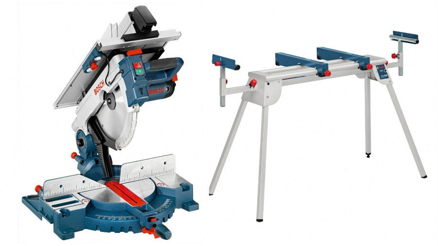 Troncatrice combinata GTM 12 JL Bosch + Banco GTA2600 + Disco Ricambio 72 Denti Expert