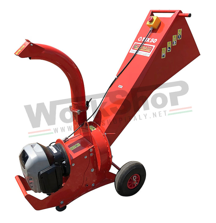 Biotrituratore a batteria Caravaggi TRX 50 i-e BRIGGS & STRATTON 5 Ah