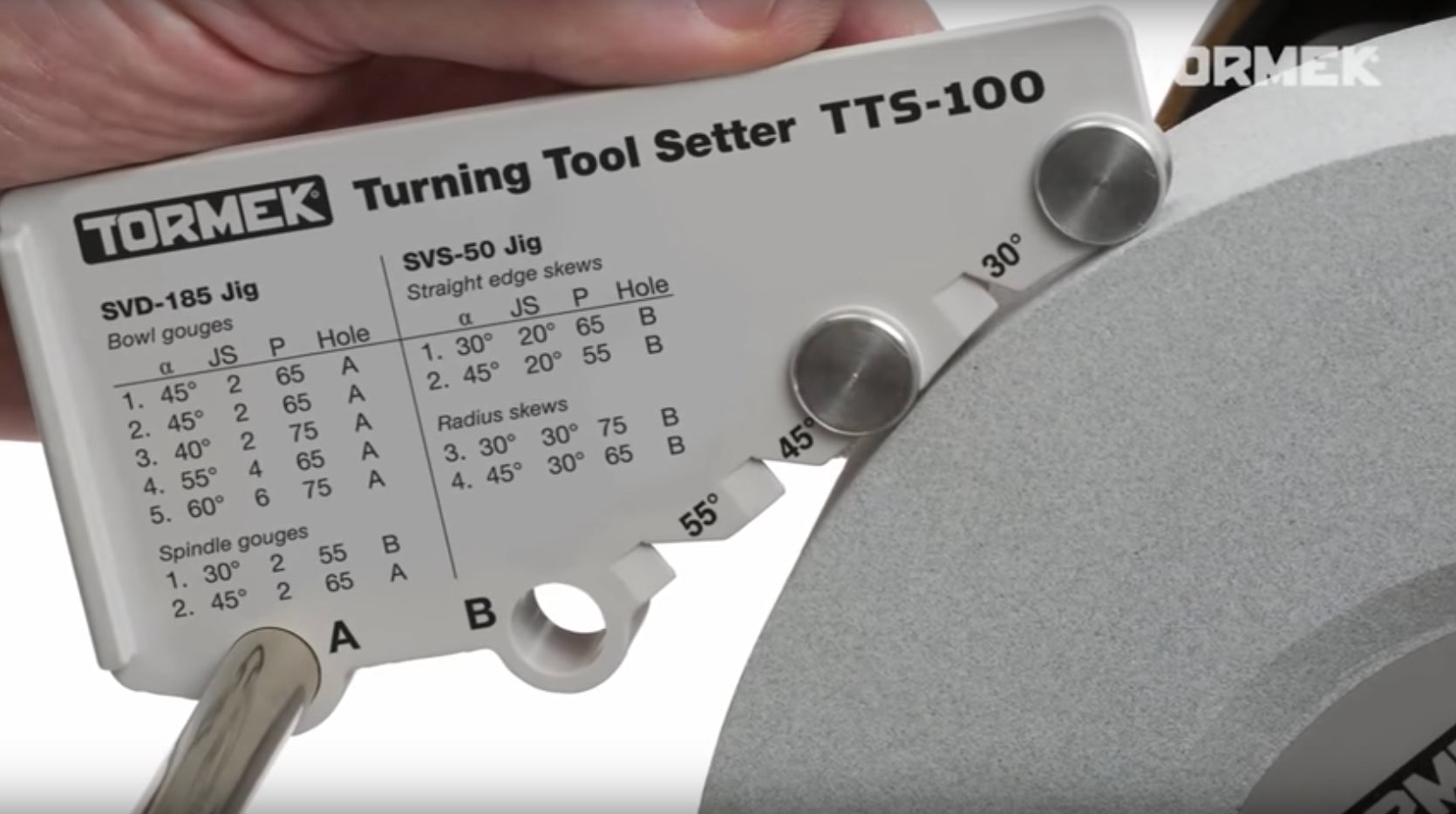 Posizionatore per utensili da tornitura tormek TTS-100
