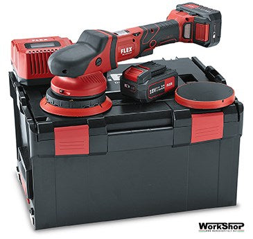 Lucidatrice rotorbitale batteria 18V FLEX XFE 15 150 18.0-EC/5.0 Set