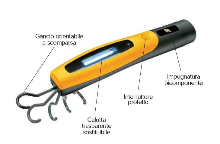 Lampada ricaricabile Strip Led 344 Zeca