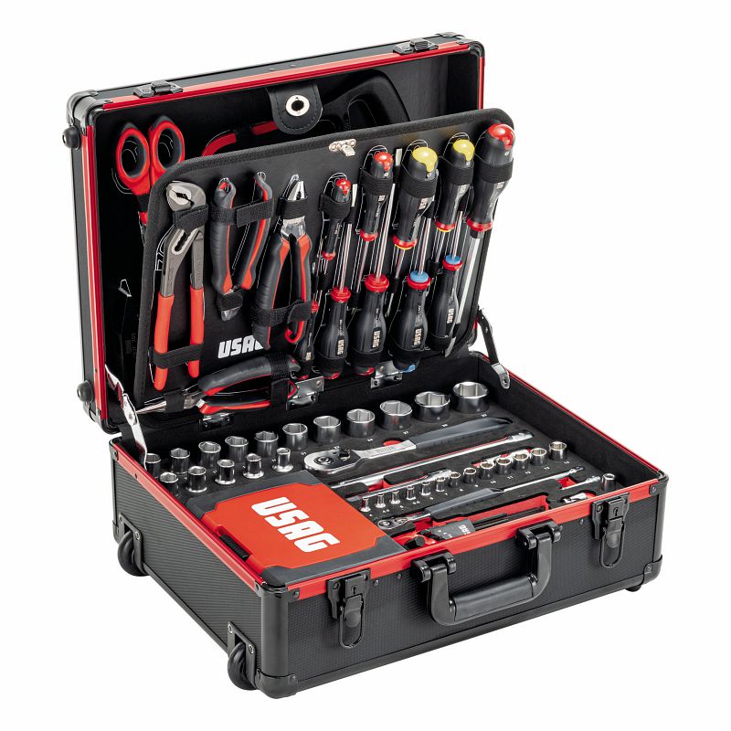 Valigia trolley con assortimento per manutenzione (181 pz) Usag 002 TMA  U00020035