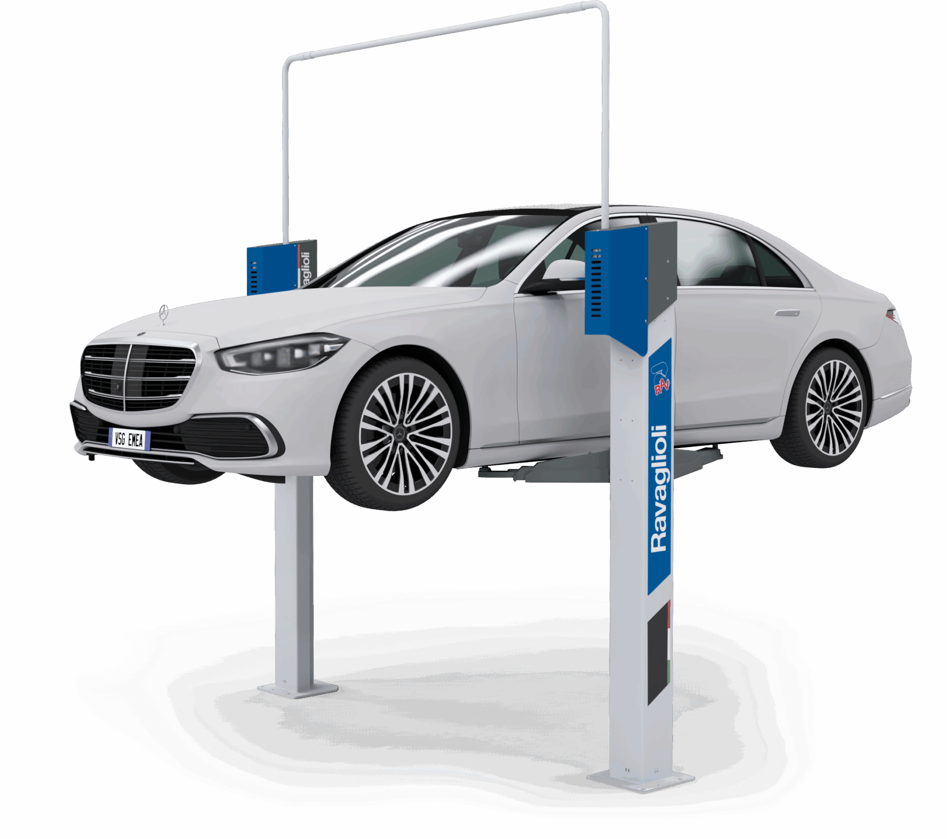 Ponte Sollevatore 2 colonne senza pedane Ravaglioli KPX35