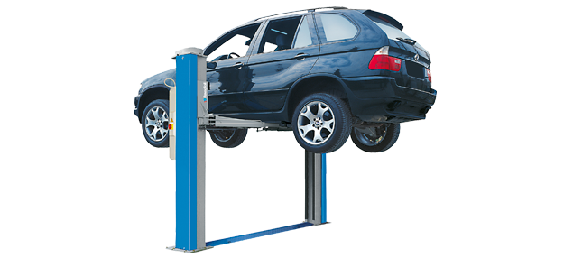 Ponte SOLLEVATORE A DUE COLONNE CON TRASMISSIONE A CARDANO Ravaglioli KPS 306LHE / 3200 kg large