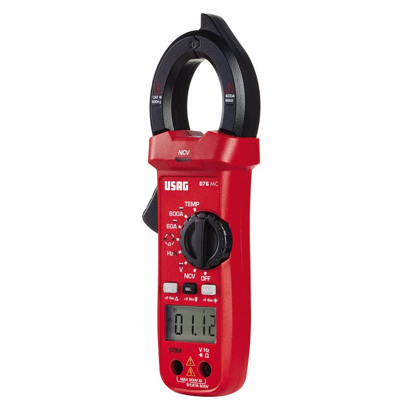 Pinza amperometrica con multimetro digitale TRUE RMS Usag 076 MC