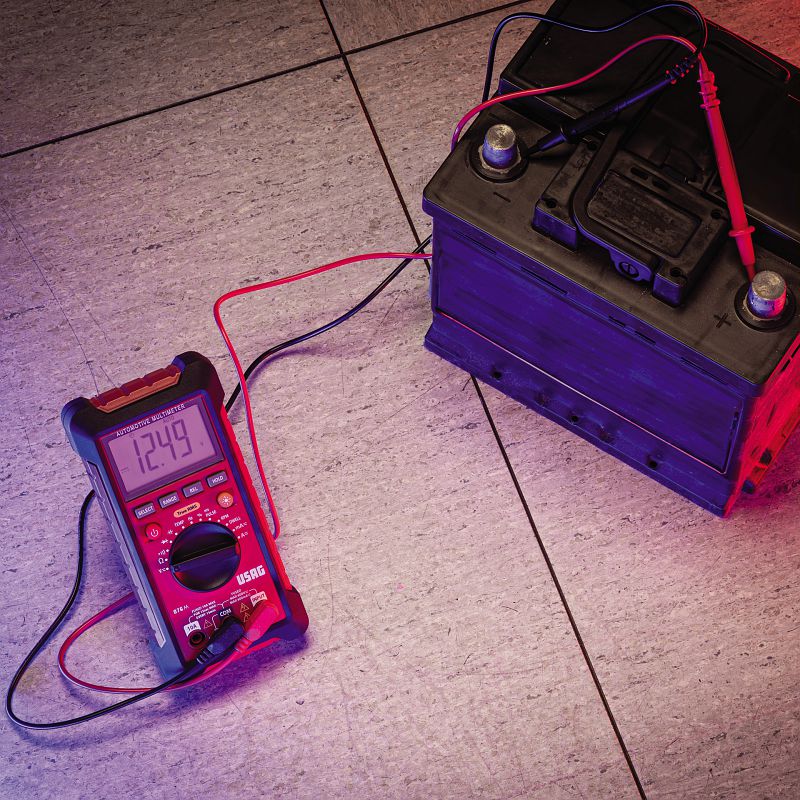 Multimetro digitale con lettura a valore efficace TRUE RMS Usag 076 M