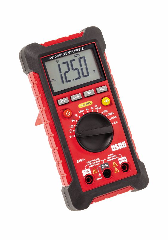 Multimetro digitale con lettura a valore efficace TRUE RMS Usag 076 M