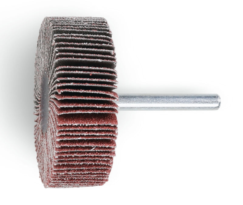 Ruote a lamelle con gambo, lamelle in tela abrasiva al corindone Beta 11266