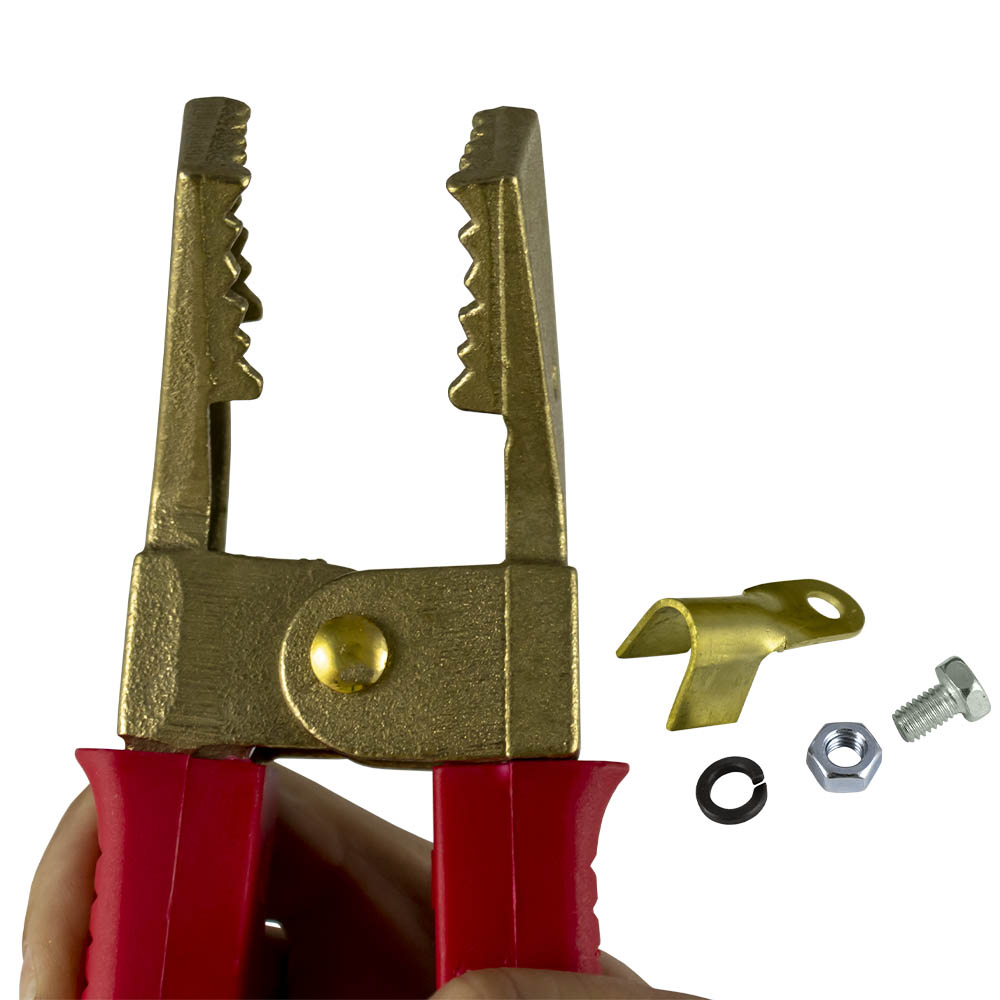 PINZA PER CAVI DI AVVIAMENTO IN OTTONE - ROSSA 14147 JBM