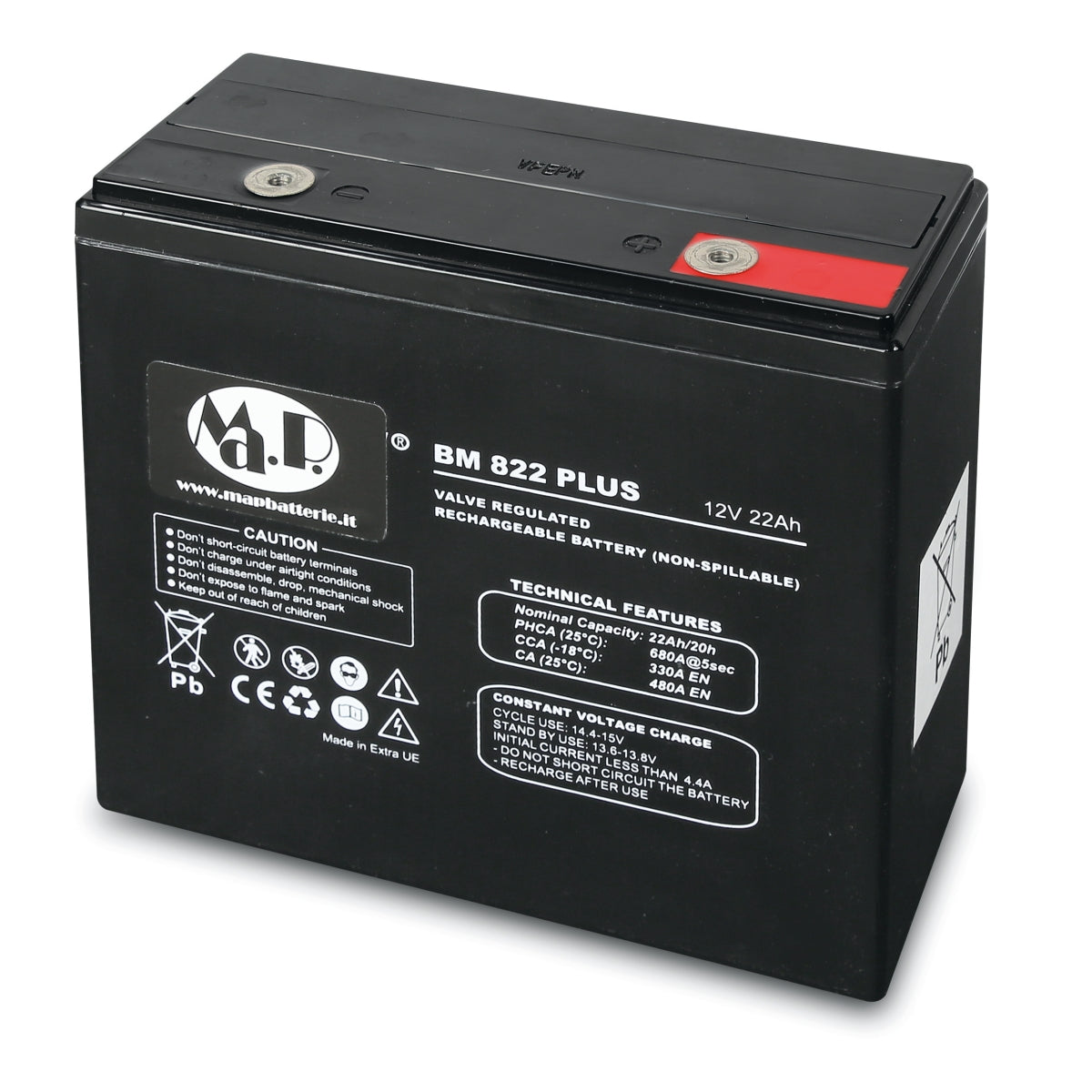Batteria di ricambio 12V per avviatori EL/12V e EL/12-24V Beta 1498EL/12-R01