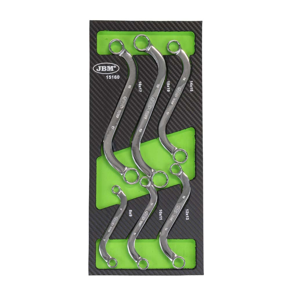 MODULO EVA IN FIBRA DI CARBONIO CON 6 CHIAVI FISSE TIPO 'S' - FINITURA LUCIDA JBM 15160