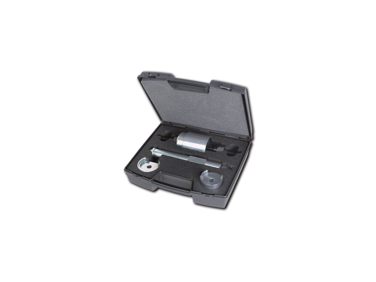 Assortimento di utensili per l'estrazione e l'introduzione dei silent block di Fiat Panda 4x4, Panda Metano e Cross, Fiat 500, Ford Ka e Opel Adam Beta 1569/F