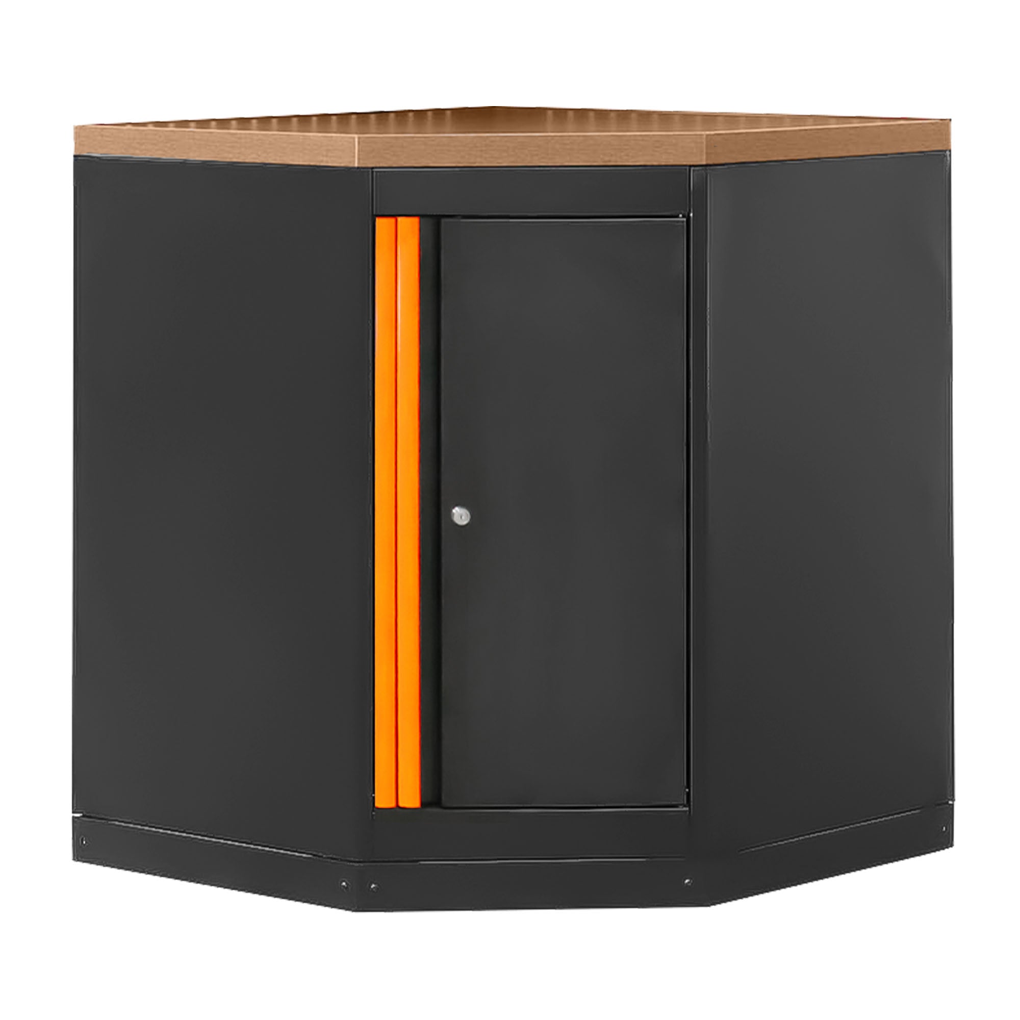 ARMADIO ANGOLARE CON PANNELLO IN MDF - ARANCIONE 16492O JBM