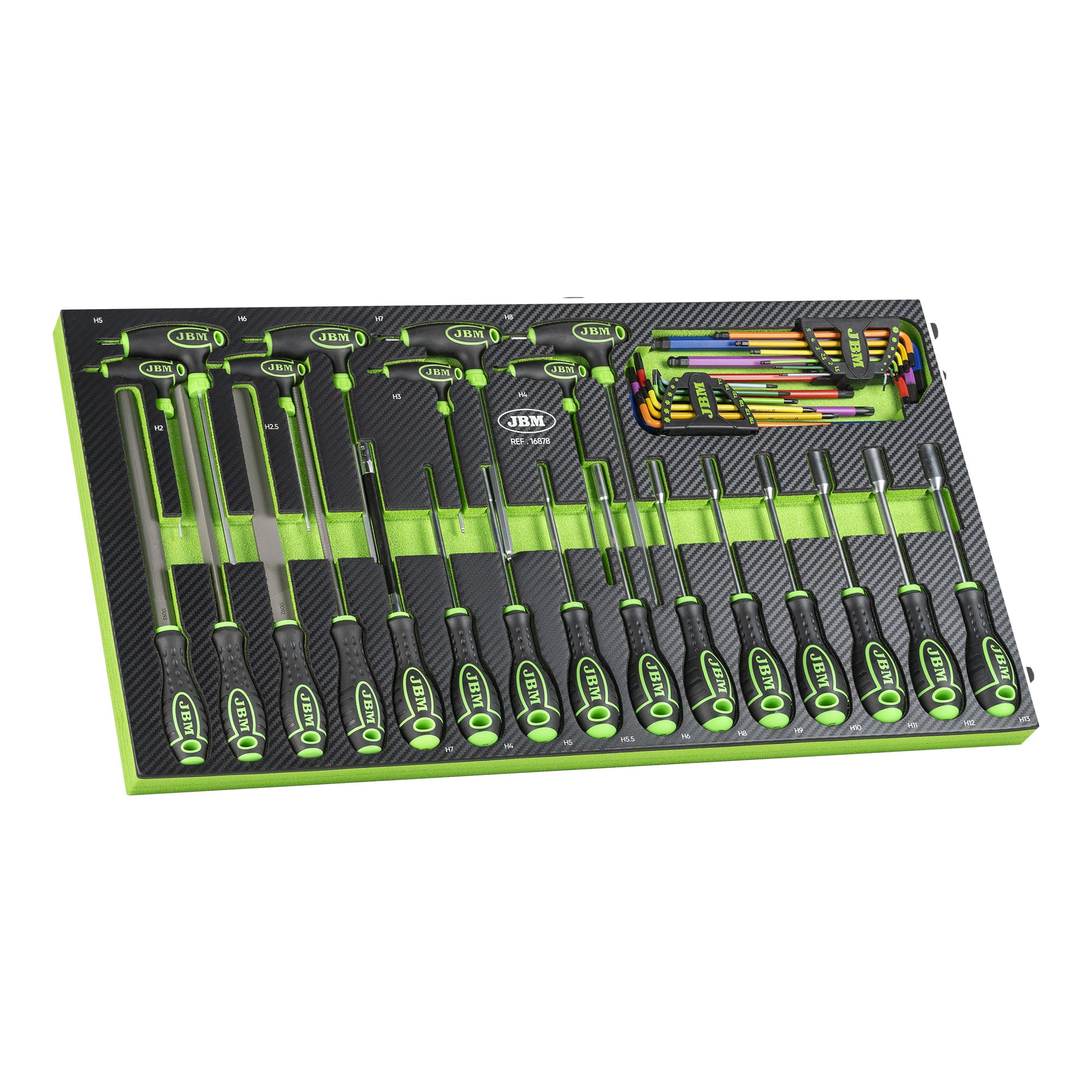 SET EVA DI CACCIAVITI E LIME JBM 16878