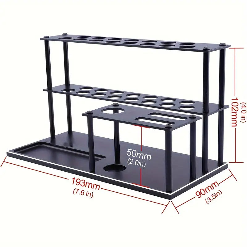 Supporto metallico giraviti da banco per  Arredo  Officina Workshopitaly MPS Total Black